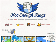 Tablet Screenshot of notenoughrings.com